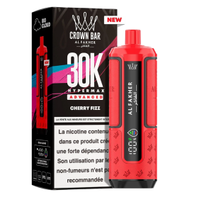 Cigarette Électronique, Vape Pen - Vapoteuse E-Liquide Rechargeable - AL FAKHER - 30000 Puffs - Cherry Fizz, prix de gros.