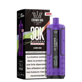 Cigarette Électronique, Vape Pen - Vapoteuse E-Liquide Rechargeable - AL FAKHER - 30000 Puffs - Lush Ice, prix de gros.