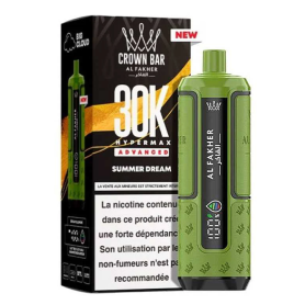 Cigarette Électronique, Vape Pen - Vapoteuse E-Liquide Rechargeable - AL FAKHER - 30000 Puffs - Summer Dream, prix de gros.