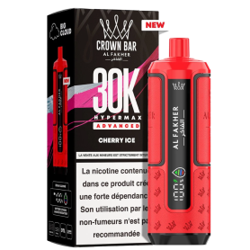 Cigarette Électronique, Vape Pen - Vapoteuse E-Liquide Rechargeable - AL FAKHER - 30000 Puffs - Cherry Ice, prix de gros.