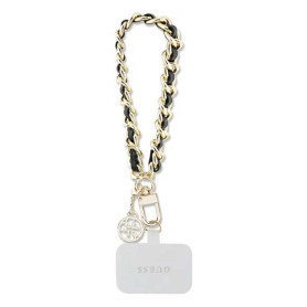 Accessoire, Bijou - Chaîne universelle HDSP PU Saffiano avec charme 4G longueur max 15 cm GUESS GUOUCHSAMC4K – Noir, prix de gro