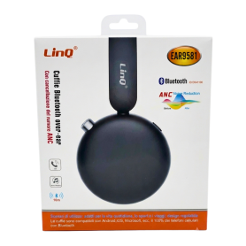Écouteurs, Casque Audio - Casque Bluetooth ANC LinQ EAR9581 - Noir, prix de gros.