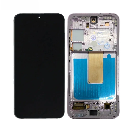 Écran, Display - Ecran OLED Samsung Galaxy S23 (S911) Lavander + Châssis, prix de gros.