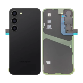 Back Glass, Rear Cover - Samsung Galaxy S23 5G (S911B) Rear Glass Black (Service Pack) - GH82-30393A, wholesale price