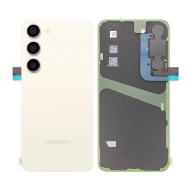 Back Glass, Rear Cover - Samsung Galaxy S23 5G (S911B) Rear Glass Cream (Service Pack) - GH82-30393B, wholesale price
