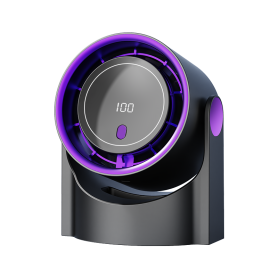 Fan, Air Mover - Portable Air Circulation Fan 500mAh 100 Speeds Digital Display Wall/Desktop Use - Black, wholesale price