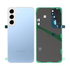 Vitre arrière, Dos - Vitre arrière Samsung Galaxy S22 Plus 5G (S906B) Bleu Ciel (Service Pack) - GH81-27445H, prix de gros.