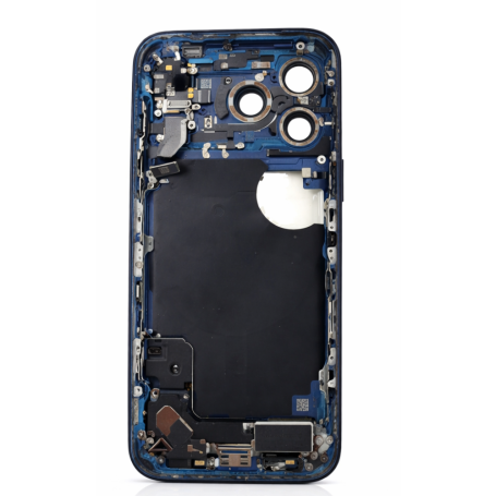 Châssis, Cadre - Châssis iphone 17 Pro eSim - Connecteur de Charge sans Vitre Arrière sans Batterie Bleu (Original Demonté) - Gr