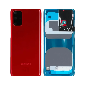 Back Glass, Rear Cover - Samsung Galaxy S20 Plus 4G/5G (G985F/G986B) Rear Glass Red (Service Pack) - GH82-21634G, wholesale pric