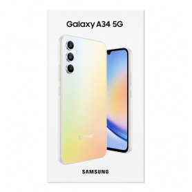 Emballage, Carton - Boîte originale vide pour Samsung Galaxy A34 5G - Argent, prix de gros.