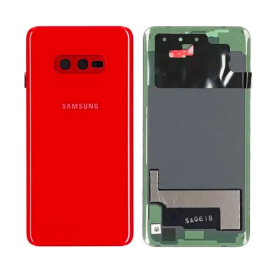 Dos, Coque - Vitre arrière Samsung Galaxy S10E (G970F) Rouge, prix de gros.
