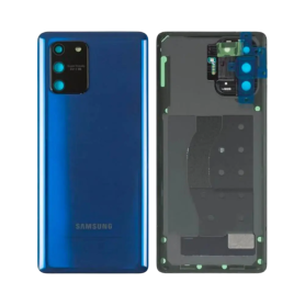 Dos, Coque, Panneau - Vitre Arrière Samsung Galaxy S10 Lite (G770) Bleu Prism (Service Pack) - GH82-21670C, prix de gros.