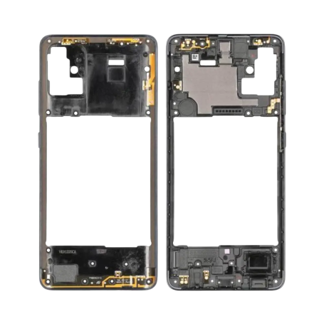 Cadre, Structure, Support - Châssis Central Galaxy A51 (A515F) Noir (Original Reconditionné), prix de gros.