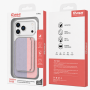 Housse, Étui - Coque de Protection pour iPhone – PC – avec porte-cartes magnétique puissant – insertion latérale – gris, prix de