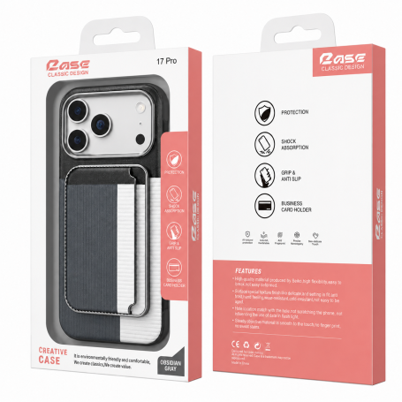 Coque de Protection iPhone avec porte-cartes | Etech-Parts