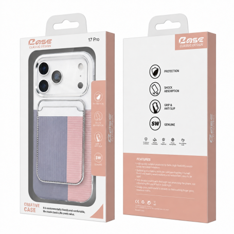 Coque Protection iPhone Porte-cartes Blanc | Etech-Parts