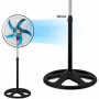 Ventilateur, Brasseur d'air - Ventilateur sur Pied Oscillant Haute Vitesse - 3 Vitesses - 45 cm, prix de gros.
