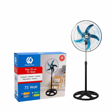Ventilateur, Brasseur d'air - Ventilateur sur Pied Oscillant Haute Vitesse - 3 Vitesses - 45 cm, prix de gros.