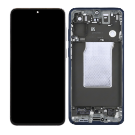 Écran, Display - Ecran Samsung Galaxy A57 5G (A576) Bleu foncé + Châssis (Service Pack) - GH82-39285B, prix de gros.