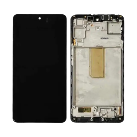 Écran, Display - Ecran Samsung Galaxy M54 5G (M546) Noir + Châssis (Service Pack) - GH82-31339A, prix de gros.