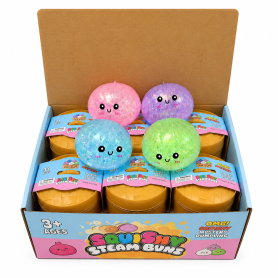 Jouets, Gadgets - Squishy Bun Cristal Multicolore Boîte Mystère - Lot de 12 Pièces Assorties, prix de gros.