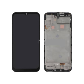 Écran, Display - Ecran Samsung Galaxy A24 4G (A245) Noir + Châssis (Original Pack), prix de gros.
