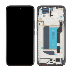 Screen, Display - Xiaomi Note 15 Pro Plus 5G Screen Black + Frame (Service Pack) - 5600260P16U00, wholesale price