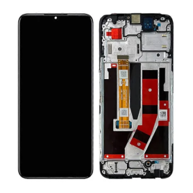 Écran, Display - Ecran Oppo A77 5G / K10 5G Noir + Châssis (Service Pack) - 4130192, prix de gros.