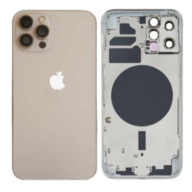Châssis, Cadre - Châssis Complet iPhone 12 Pro Or - Sans Connecteur de Charge (Origine Demonté) - Grade B, prix de gros.