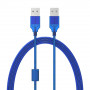 Extension cable USB 2.0 Type A male / male - 1.5m Blue
