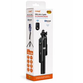 Selfie Stick, Tripod - LinQ ZP8932 Bluetooth Selfie Stick with Tripod - Black, wholesale price