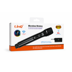 Micro, Microphone - Microphone sans Fil LinQ W7051 - Noir, prix de gros