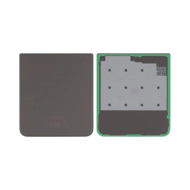 Back Glass - Samsung Galaxy Z Flip 3 5G (F711) Lower Rear Glass Black (Service Pack) - GH82-26293A, wholesale price