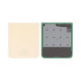 Vitre arrière, Dos - Vitre Arrière Inférieur Galaxy Z Flip 3 5G (F711B) Crème, prix de gros.