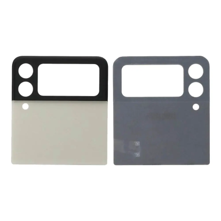 Back Glass - Samsung Galaxy Z Flip 3 5G (F711) Upper Rear Glass - Cream, wholesale price