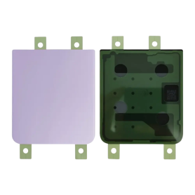 Back Glass - Samsung Galaxy Z Flip 4 5G (F721) Lower Rear Glass Lavender (Service Pack) - GH82-29298B, wholesale price
