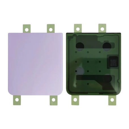 Back Glass - Samsung Galaxy Z Flip 4 5G (F721) Lower Rear Glass Lavender (Service Pack) - GH82-29298B, wholesale price