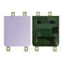 Back Glass - Samsung Galaxy Z Flip 4 5G (F721) Lower Rear Glass Lavender (Service Pack) - GH82-29298B, wholesale price