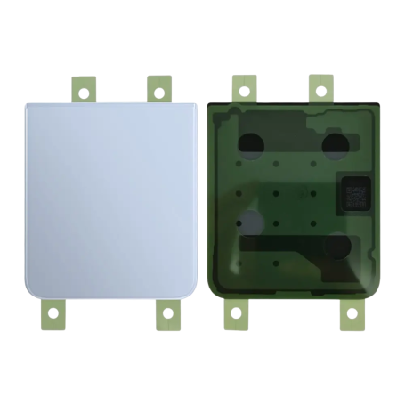 Back Glass - Samsung Galaxy Z Flip 4 5G (F721) Lower Rear Glass Blue (Service Pack) - GH82-29298D, wholesale price