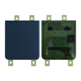 Vitre arrière, Dos - Vitre Arrière Inférieur Samsung Galaxy Z Flip 4 5G (F721) Marine (Service Pack) - GH82-29654E, prix de gros