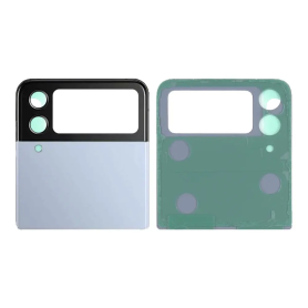 Back Glass, Rear Cover - Samsung Galaxy Z Flip 4 (F721) Upper Rear Glass - Blue, wholesale price
