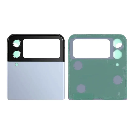 Back Glass, Rear Cover - Samsung Galaxy Z Flip 4 (F721) Upper Rear Glass - Blue, wholesale price