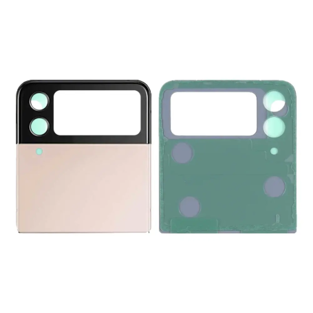 Vitre arrière, Dos - Vitre Arrière Supérieure Samsung Galaxy Z Flip 4 (F721) Rose Or, prix de gros.