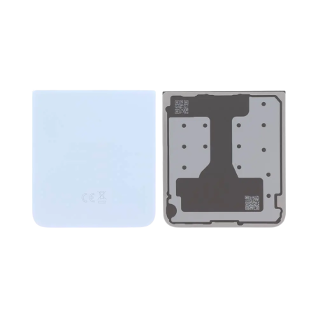 Back Glass - Samsung Galaxy Z Flip 6 (F741) Lower Rear Glass Blue (Service Pack) - GH82-35182C, wholesale price