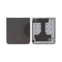 Back Glass, Rear Cover - Samsung Galaxy Z Flip 6 (F741) Lower Rear Glass Carbon Black (Service Pack) - GH82-35182E, wholesale pr