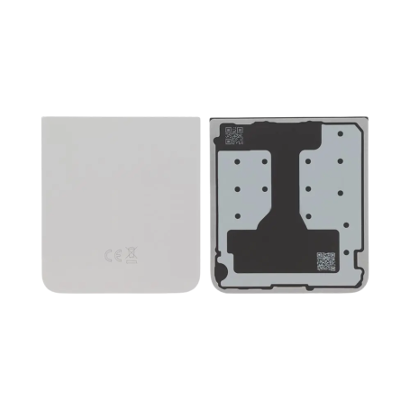 Back Glass - Samsung Galaxy Z Flip 6 (F741) Lower Rear Glass Silver (Service Pack) - GH82-35182A, wholesale price