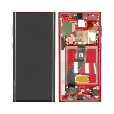 Écran, Display - Ecran Samsung Galaxy Note 10 (N970) Rouge (Service Pack) - GH82-20818E, prix de gros.