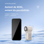 Ventilateur, Refroidisseur - Mini Ventilateur Portable avec Plaque de Refroidissement D-power K813 - Blanc, prix de gros.