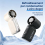 Cooling Device, Personal Fan - D-power K813 Mini Portable Fan - White, wholesale price