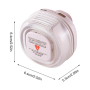 Ventilateur, Refroidisseur - Mini Ventilateur Portable avec Clip Rotatif à 360° 1000mAh FC12 – Blanc, prix de gros.